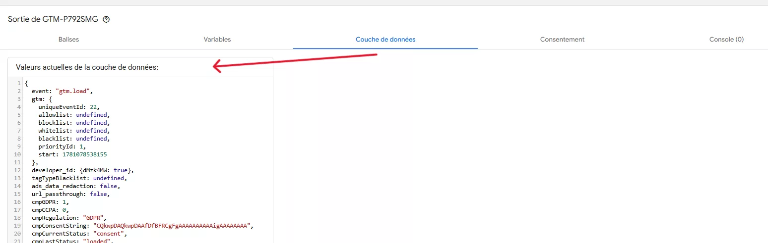 Capture d'écran 2026-06-10 100248 La couche de donnée (data layer), pierre angulaire du tracking avec google tag manager
